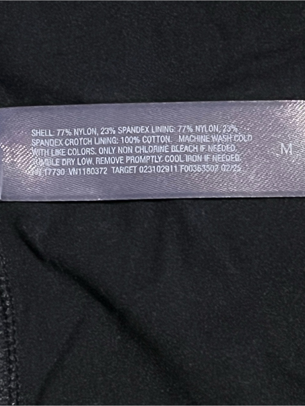 Auden Black Fully Lined Long Sleeve Bodysuit | Size M NWT - Picture 6 of 7